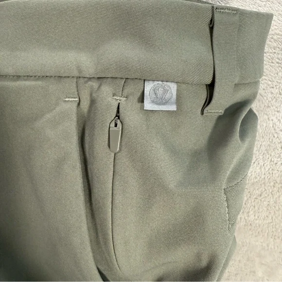 Lululemon ABC Pants Men Sz 34 Slim Fit Green Commission Warpstreme Chino LM5AF3S - Picture 5 of 11